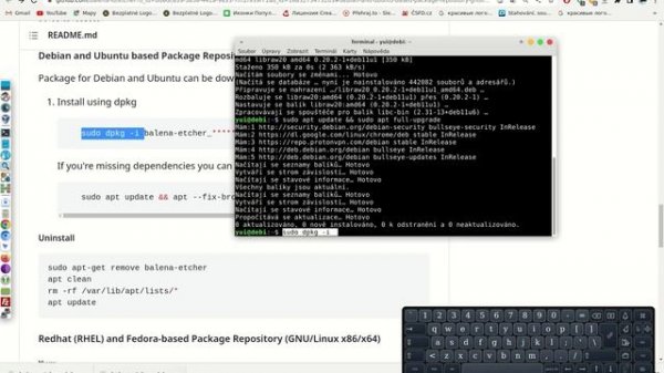 Balena ETCHER install on Debian