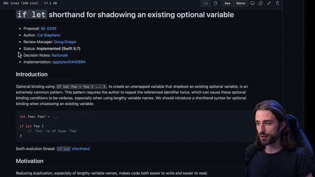 Swift 5.7: what will be the new features? ? #01 (Opaque Parameters and `if let` shorthand) смотреть онлайн