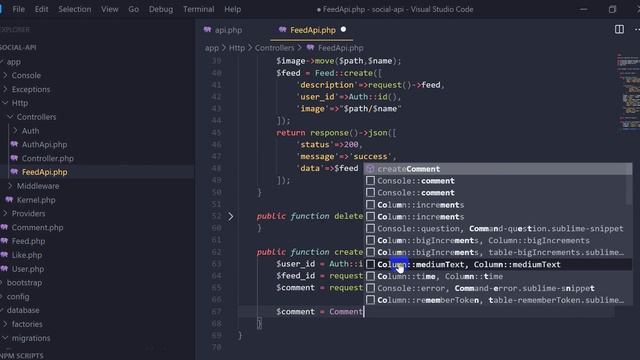 13 Create Comment laravel passsport api смотреть онлайн