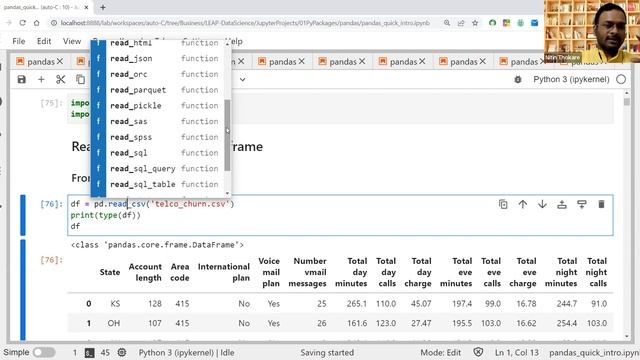 Data Science with Python -Day005 Pandas Introduction 1 смотреть онлайн