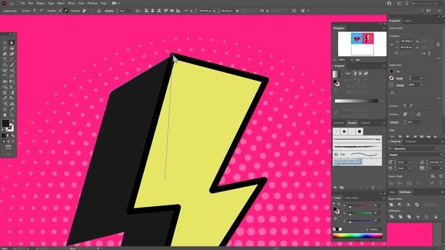 Рисуем стикеры в стиле ПОП АРТ + полутоновый фон. Урок в ADOBE ILLUSTRATOR (Иллюстраторе). смотреть онлайн