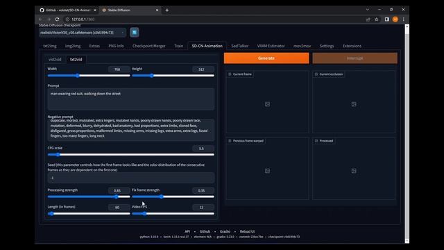 TEXT TO VIDEO EASILY WITHIN AUTOMATIC1111 | SD-CN-ANIMATION смотреть онлайн