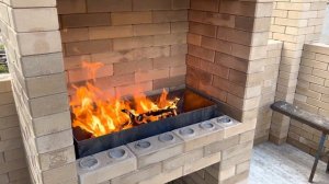 Мангал из lego Кирпича