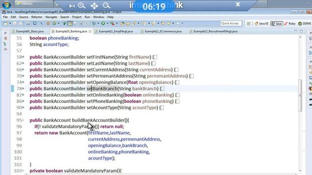 Creational Design Pattern Builder Pattern смотреть онлайн