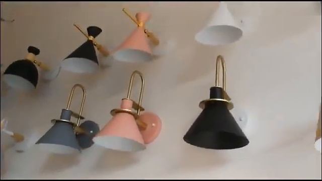 Trombone Shape Wall Light 1PC For Kitchen Dining Bedside Room Wall Lamp With Bulb смотреть онлайн