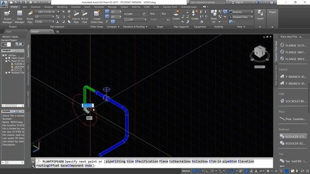 AUTOCAD PLANT 3D TUTORIAL - CONVERT 3D PIPING TO ISOMETRIC смотреть онлайн