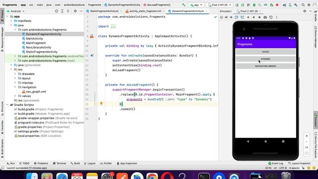 Different ways of loading Fragment in Activity in Tamil | Fragments | SupportFragmentManager смотреть онлайн