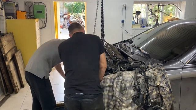 Снятие двигателя и АКПП Toyota Camry 40 3.5 смотреть онлайн