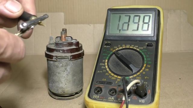 Как проверить втягивающее реле стартера мультиметром? Совет от Авто электрика. смотреть онлайн