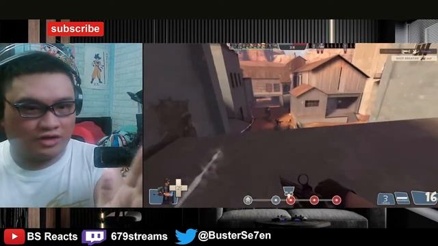 Buster React to Extras from "How it FEELS to Play Sniper in TF2" [Behind the Scenes] смотреть онлайн