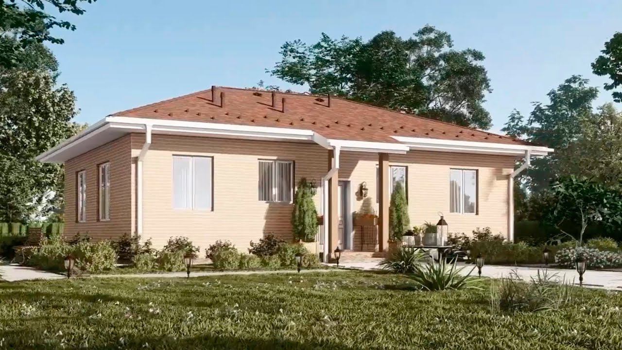 4 ПЛАНИРОВКИ ОДНОЭТАЖНОГО ДОМА ПРОЕКТА "ЗАГОРЯНКА" смотреть онлайн