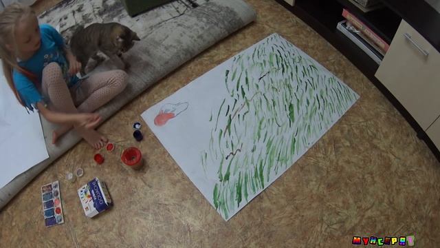 Рисую на большом листе София Мунсерят смотреть онлайн