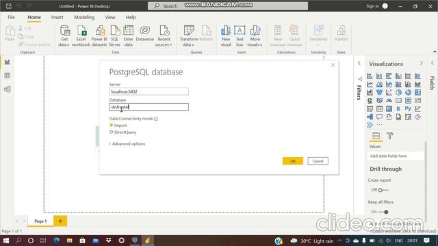 How to import a Postgres SQL dataset into the power BI смотреть онлайн