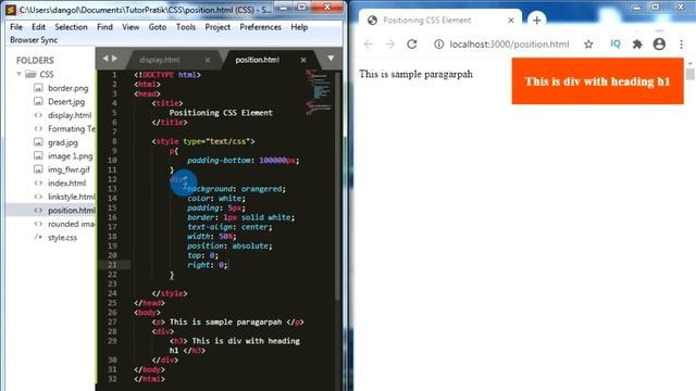 CSS Position Property Tutorial - Fixed Relative Absolute Sticky Session 12 | Tutor Pratik смотреть онлайн