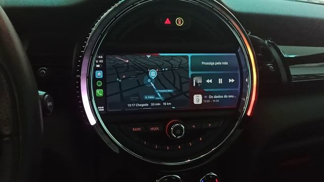 MINI Cooper John Cooper Works 2016 - Instalação CarPlay sem fio - Artsomauto смотреть онлайн