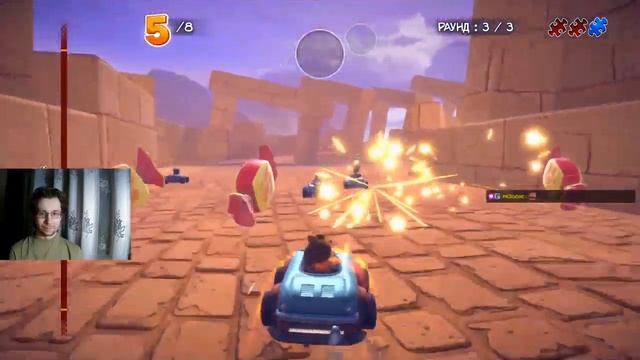 Пробуем Garfield Kart + Garfield Kart: Furious Racing + Новогодний обзор Бэда. 03.01.2022
