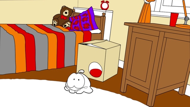 Мультик - Раскраска - Учим цвета - Странная посылка 