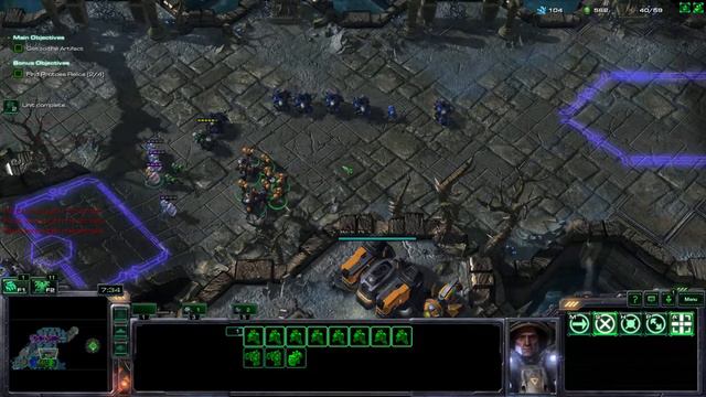 StarCraft 2: Wings of Liberty 3 Player Campaign - 04 Smash and Grab смотреть онлайн