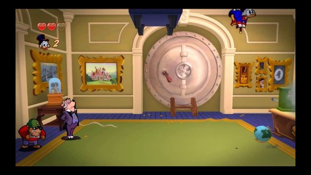 Ducktales Remastered Tutorial boss Bigtime Beagle смотреть онлайн