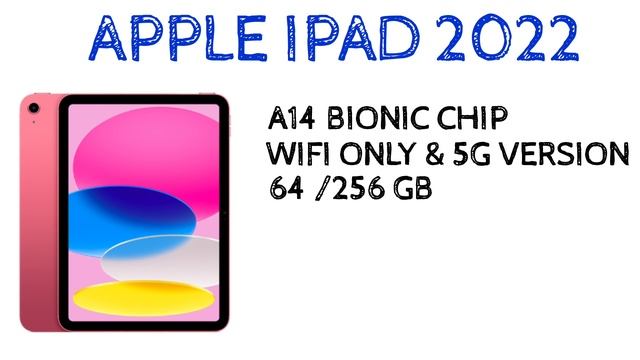 Apple Ipad 2022 ( Ipad 10th Gen ) | Spec Review Features Specification Price India | Malayalam смотреть онлайн
