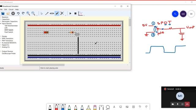 Electronics | Dr. Hesham Omran | Practical 04 | Breadboard Simulator RC Circuit смотреть онлайн