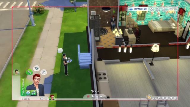 The Sims 4 #2 семья Петерсэн. Новые знакомства , навыки . Первый день на работе. смотреть онлайн