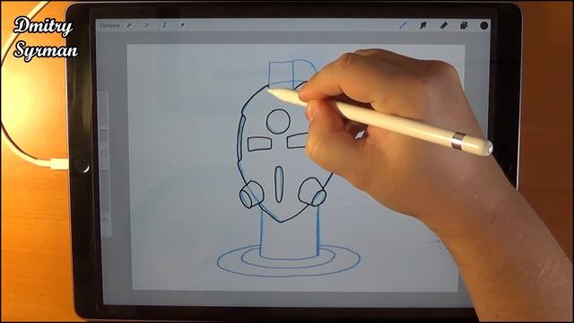 How to draw robot, Как нарисовать робота смотреть онлайн