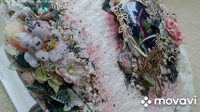 #dies_Fantasy Цветочный холст фоторамка Скрапбукинг смотреть онлайн