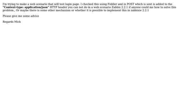 DevOps & SysAdmins: Zabbix is unable to set "Content-type: application/json" HTTP header смотреть онлайн