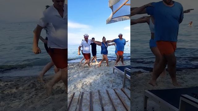 xasapiko on the beach Greek dance. Στίχοι μουσική Ραντογλου Γεώργιος! смотреть онлайн