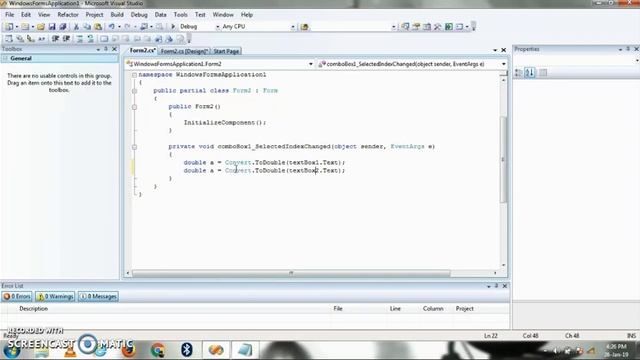combobox in visual studio смотреть онлайн