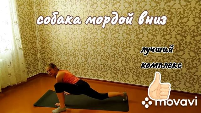 упражнения в положении собака мордой вниз ? смотреть онлайн