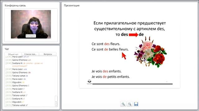 Артикль во французском языке. Formes d’article dans la langue française. смотреть онлайн