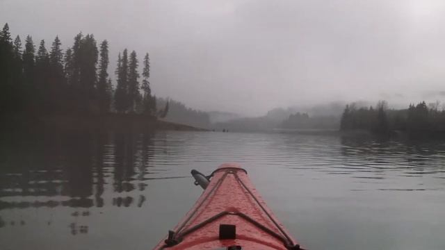Kayaking Calm Foggy Waters смотреть онлайн