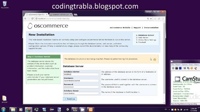 Install osCommerce 2.3.4 on windows 7 localhost - open source PHP Shopping Cart byAO смотреть онлайн