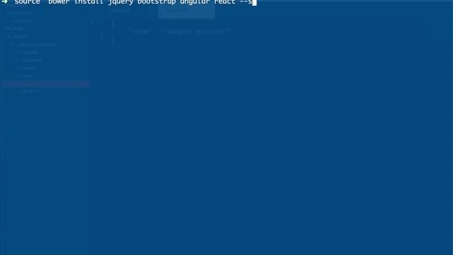 05 - Using Bower configuration file смотреть онлайн