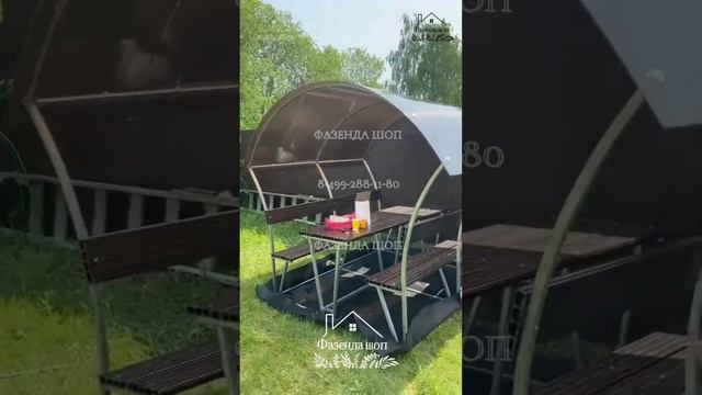 Беседка из поликарбоната