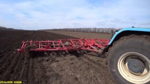 Культивация весной/Весенняя культивация/Выравнивание/Сплошная культивация/Культиватор КПС-8.