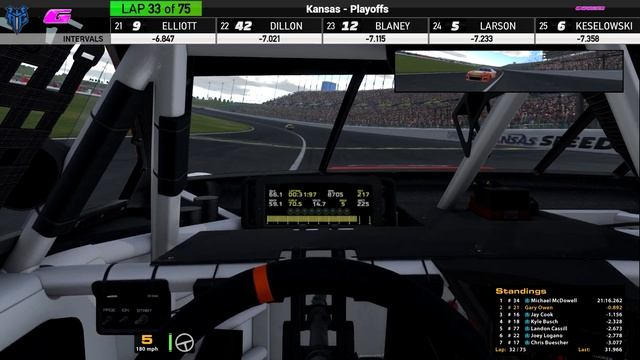 LATE RACE CAUTION. CHANGES. EVERYTHING. - iRacing AI NASCAR Career mode: Part 29 смотреть онлайн