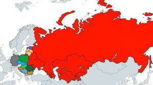 Распад советского союза на карте, Горбочёв старался союз распался.