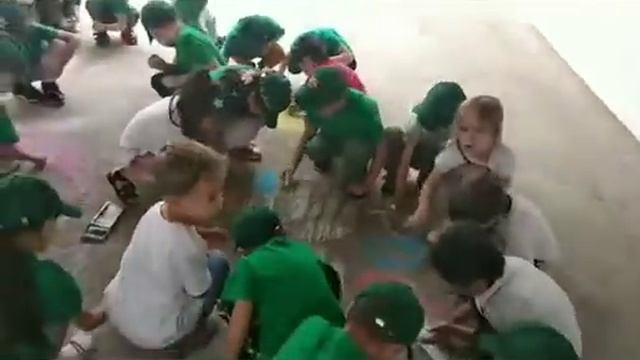 Рисунки на асфальте "Я нарисую Россию" смотреть онлайн