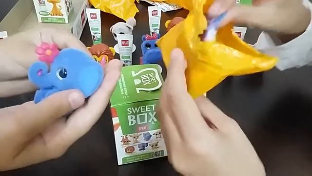 Распаковка блока СвитБоксов SweetBox. Коллекция ЗВЕРЯТА САФАРИ с зубной пастой. 2 часть смотреть онлайн