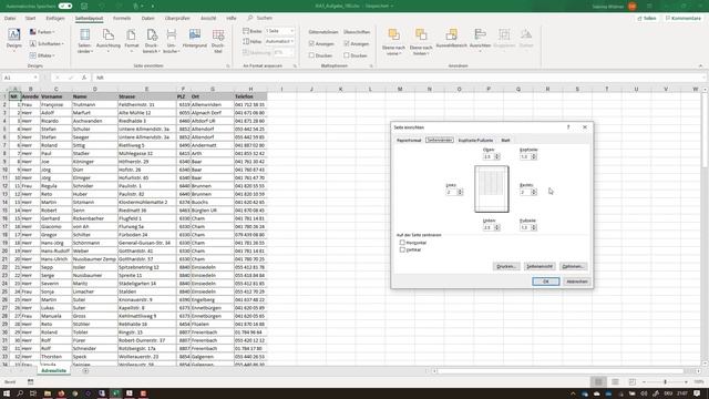 Seitenlayout und Druckeinstellungen in Excel смотреть онлайн