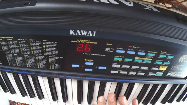 Все голоса, звуки и тоны в синтезаторе KAWAI FS660. Часть 1-я. смотреть онлайн