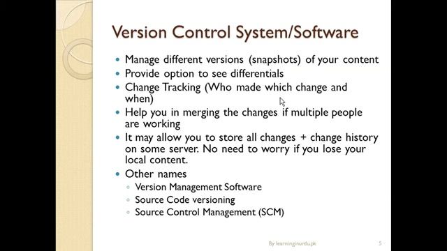 1/17- Git - What is Version Management смотреть онлайн