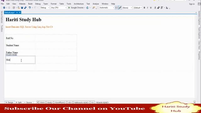 Insert or Save Data into Database Using Linq ( Linq to SQL ) in Asp.Net C# | Hindi | Learn Free смотреть онлайн