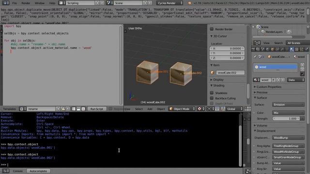 Blender Python Script Study - Material Rename смотреть онлайн