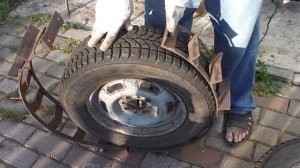 Грунтозацепы за 3 часа съемные.Минитрактор из мотоблока. Адаптер к мотоблоку своими руками.