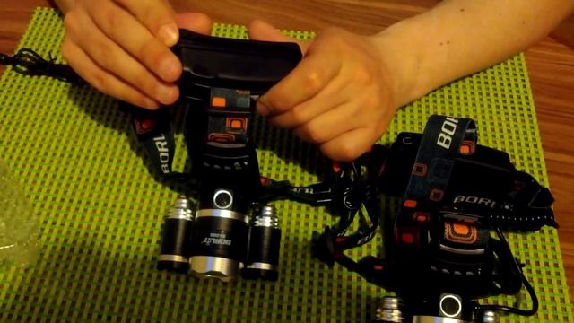 Налобный супер яркий фонарь BORUIT RJ-3000 Т-6 с AliExpress за 10.0 доллара. смотреть онлайн