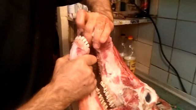 Разделка говяжьей головы 2часть смотреть онлайн